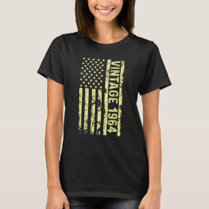 Legend Vintage Us Flag Since 1964 For Men Women 19 T-Shirt