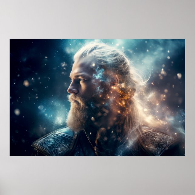 Legend Warrior Fantastic Cosmic Magical Poster (Front)