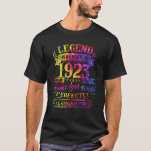 Legend Was Born In 1923 99 Year Old 99th Birthday  T-Shirt