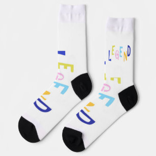 legend word art socks