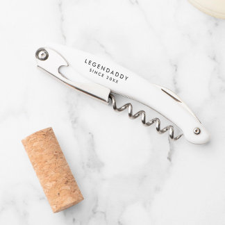 Legendaddy for Legendary Dads simple minimalist  Corkscrew