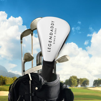 Legendaddy for Legendary Dads simple minimalist Golf Head Cover
