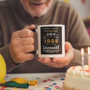 Legendary 80th Birthday Personalised 1946 Gift  Mug