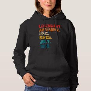 Legendary Awesome Epic Since July 1969 Retro Style Hoodie