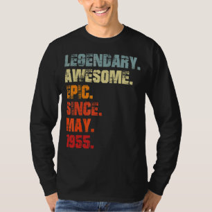 Legendary Awesome Epic Since May 1955 Vintage Birt T-Shirt