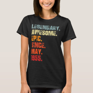 Legendary Awesome Epic Since May 1955 Vintage Birt T-Shirt
