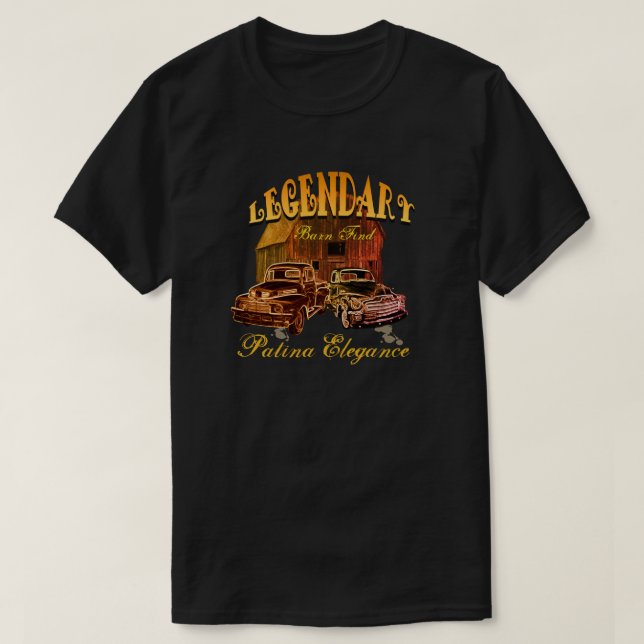Legendary Barn Find Patina Elegance - T-Shirt (Design Front)