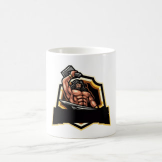 Legendary Blacksmith Warrior Emblem Coffee Mug