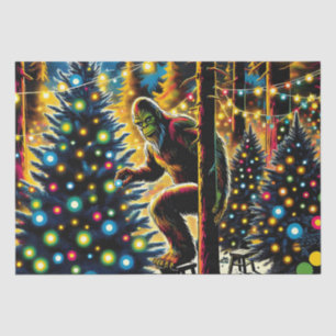 Legendary Christmas Bigfoot  Tissue Paper