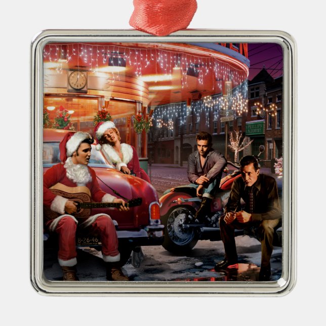 Legendary Christmas Metal Ornament (Front)