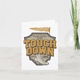 Legendary College Football Touch Down Card