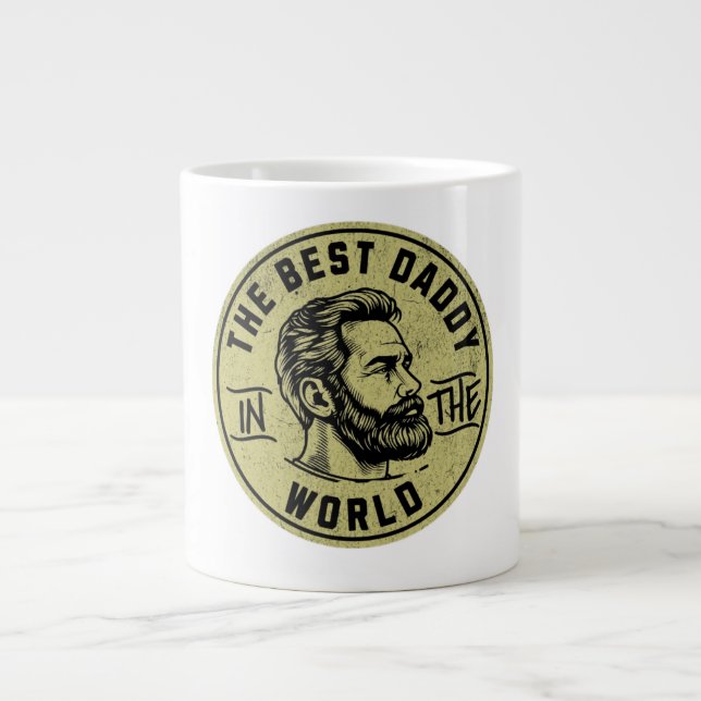 Legendary Cool Dads – Bold Typography Design Large Coffee Mug (Front)