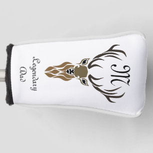 Legendary Dad Red Stag Golf Head Cover