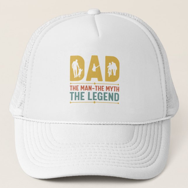 Legendary Dad Trucker Hat (Front)