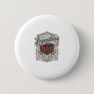 Legendary Dad Vintage Engraving Shirt Design (3)_1 6 Cm Round Badge
