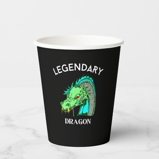 Legendary Dragon Paper Cups (Front)