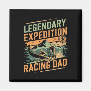 Legendary Expedition Racing Dad Mountain Biking Pa Magnet
