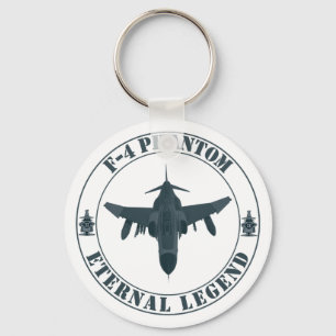 Legendary F-4 Phantom Fighter Aircraft Key Ring