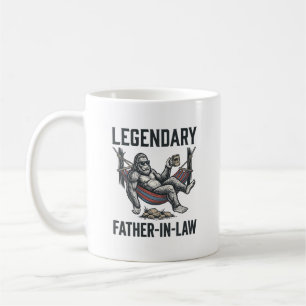Legendary Father In Law Sasquatch Vintage Shirt De Coffee Mug