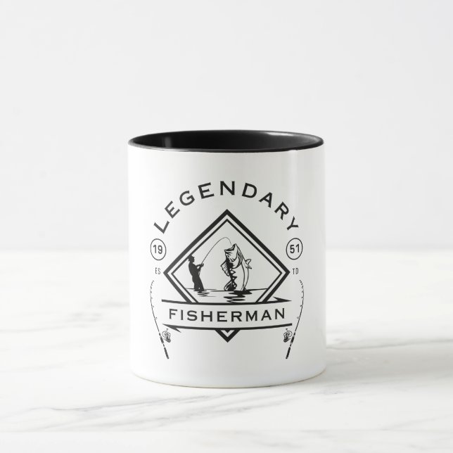 Legendary Fisherman Established 1951 Mug (Center)