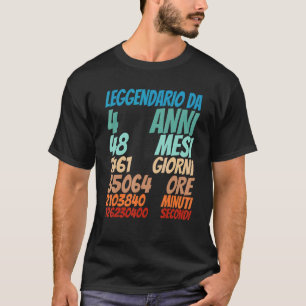 Legendary For 4 Years Old 4th Birthday Boy Girl De T-Shirt