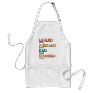 Legendary Grandpa Vintage Father's Day Standard Apron