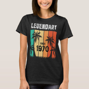 Legendary Hawaii 1970 52s Birthday Summer For 52 Y T-Shirt