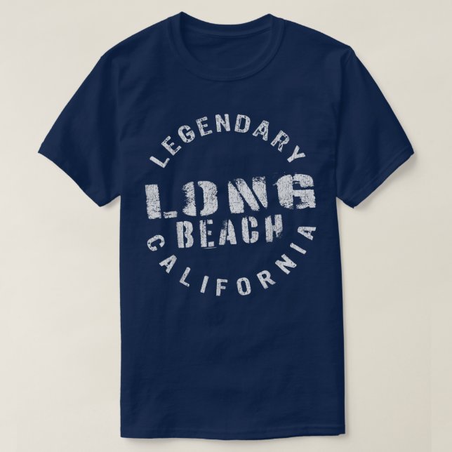 LEGENDARY LONG BEACH - CIRCLE STAMP T-Shirt (Design Front)