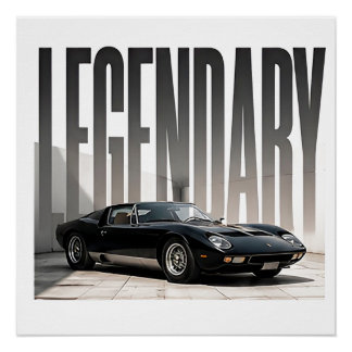 Legendary Luxury Performance Graphic Poster