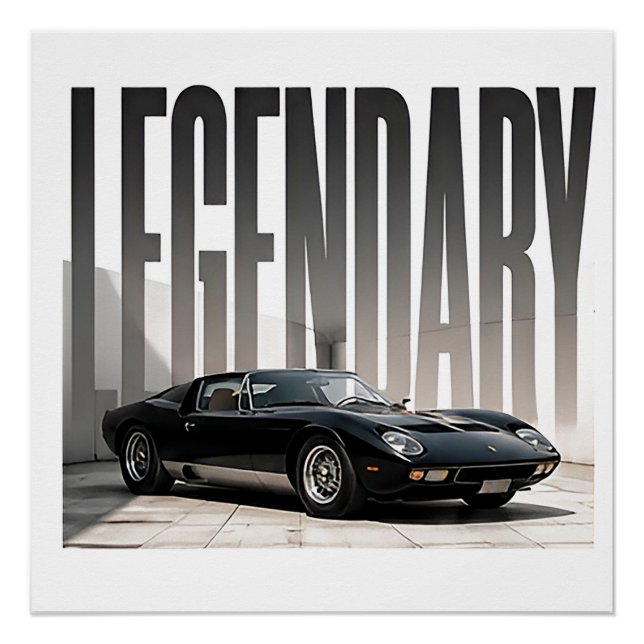 Legendary Luxury Performance Graphic Poster (Front)