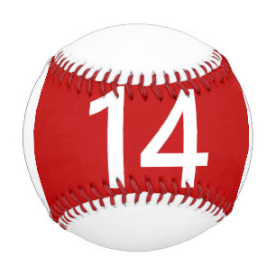 Legendary No. 14 in red and white Baseball