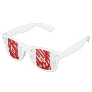 Legendary No. 14 in red and white Retro Sunglasses
