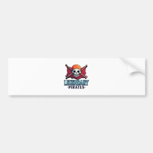 Legendary Pirates Bumper Sticker