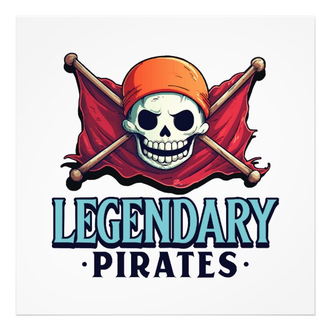 Legendary Pirates Photo Print (Front)