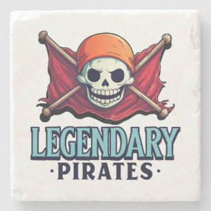 Legendary Pirates Stone Coaster