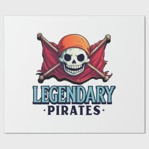 Legendary Pirates Wrapping Paper