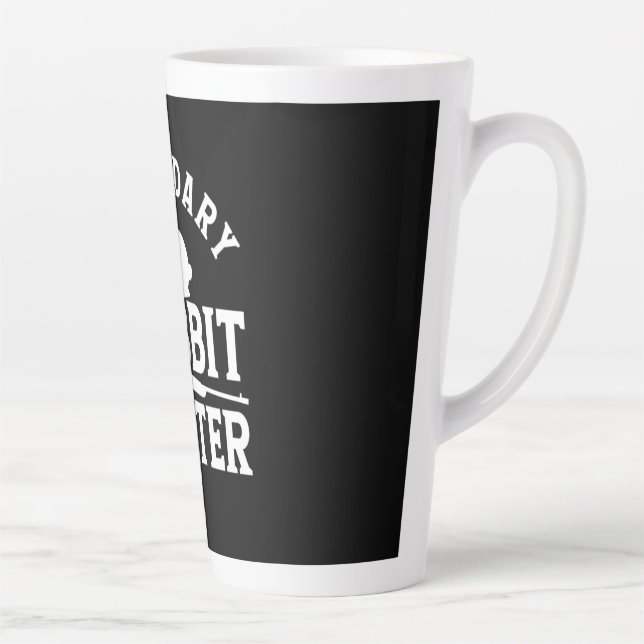 Legendary Rabbit Hunter Latte Mug (Right)