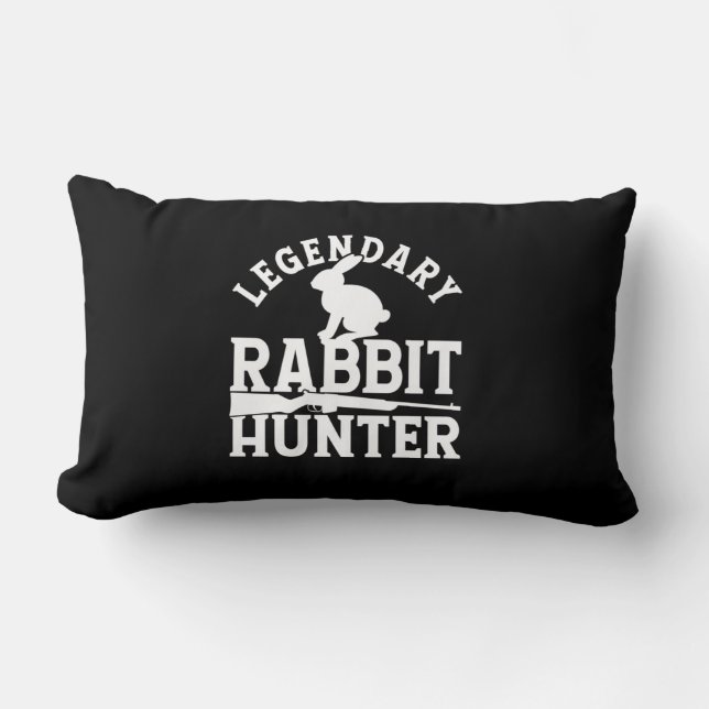 Legendary Rabbit Hunter Lumbar Cushion (Front)