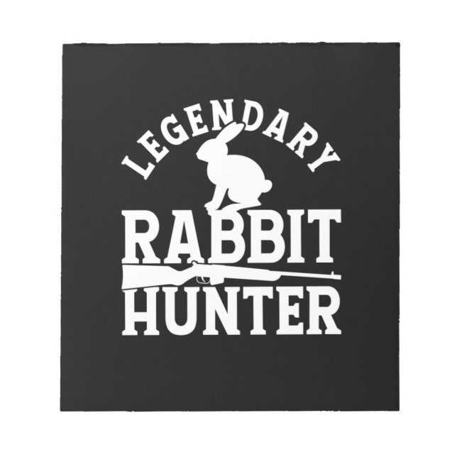 Legendary Rabbit Hunter Notepad (Front)