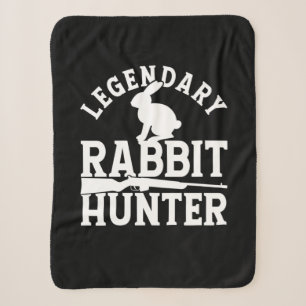 Legendary Rabbit Hunter Sherpa Blanket