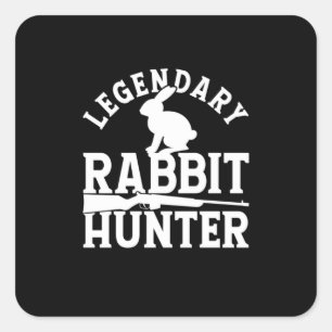 Legendary Rabbit Hunter Square Sticker