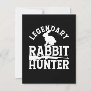 Legendary Rabbit Hunter Thank You Card