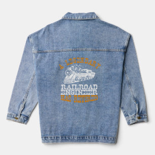 Legendary Railroad Engineer Has Retired Perfect Ro Denim Jacket