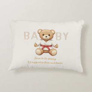 Legendary Red Belt Judo Bear – Baby Shower Decorative Cushion