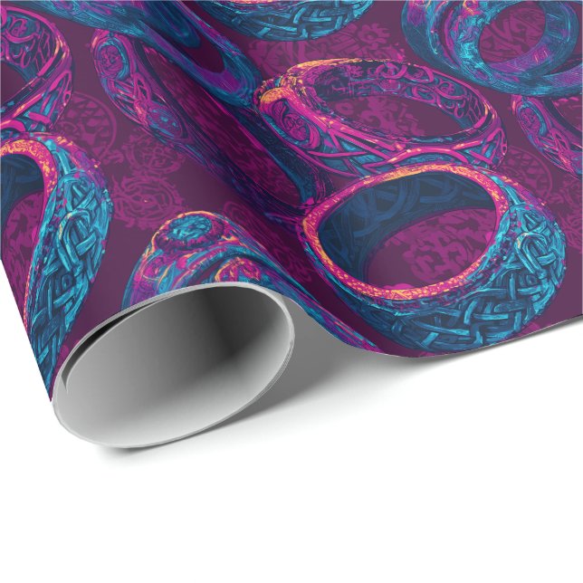 Legendary Ring of Protection D&D Fantasy Jewellery Wrapping Paper (Roll Corner)