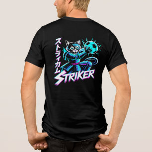 Legendary Samurai Soccer Cat - Youth Soccer Gift Tri-Blend Shirt