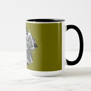 Legendary Samurai Warrior with Katana Design Mug