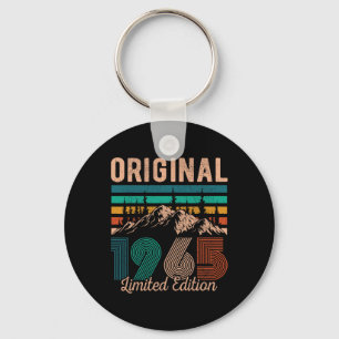 Legendary Since 1965 Birthday Hiking Mountains Vin Key Ring