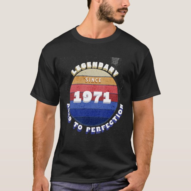 Legendary Since 1971 Retro T-Shirt (Front)