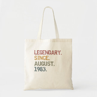 Legendary since August 1983 Tote Bag